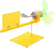 Totority Small Wind Generator Model Wind Fan Generator for Science Tools Motor for Boys and Girls' Creativity and Imagination