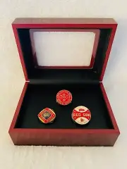 Boston Red Sox Babe Ruth MLB World Series 3x Championship ring Set with box