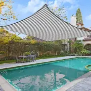 Sun Shade Sail 18x18Ft 97% UV Block Square Canopy Outdoor Patio Pool Gray+White