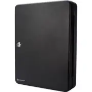 BARSKA Key Lock Box Safe Freestanding 48-Position Steel w/ Key Lock in Black