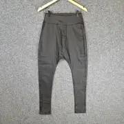 NEW Decjuba Womens Pants Size 8 Drop Crotch Black Stretch
