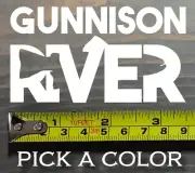Gunnison River Sticker Decal Colorado Fly Fishing 3.5" Trout Abel Ross Reels TFO
