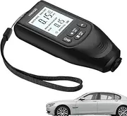 Coating Thickness Gauge, Depth Paint Meter, Coating Paint Depth Tester with LCD Display and Ultra High Precision Probe for Chrome