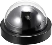XYWHPGV Fake Security Camera Dummy Dome CCTV with Blinking Red LED Warning Alert Light for Home Outdoor Indoor Black(69f49 c356b 0161c 68fbf a8397 25d93