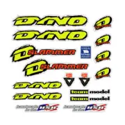 DYNO - 1993 SLAMMER decal set on clear - old school bmx