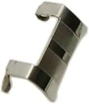 2 Pieces of 16mm Metal Connector Adapter Stainless Steel Modification Parts Clasp