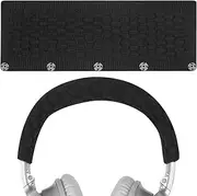 Geekria Knit Fabric Headband Cover Compatible with Bose QC35 II, QC25, QC15, QC2 Headphones, Head Cushion Replacement Repair Part, Easy DIY Installation (Black)