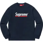 Supreme Underline Crewneck Navy Medium S/S 20