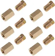 MAGICLULU Automotive Brake Line Connector Reverse Pressure Fitting Kit Durable Thread Design for Easy Installation and Long Lasting Performance
