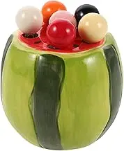 LABRIMP 1 Set Cartoon Fork Set with Stylish Watermelon Storage Jar Fun Dessert Forks for Fruit Salad Cake Appetizers Engaging Dining Experience