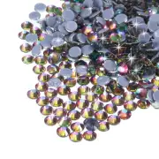 2880 Pcs Hotfix Rhinestones Flatback Crystal Glass Gems SS10 2.9mm,Green Flame