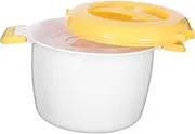 Mobestech Microwave Rice Cooker Food Container for Home Multifunctional Cooking Pot for Rice Pasta Soups Stews Portable Design Small Food-grade Material Easy to Use