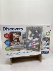 NEW Discovery DIY Light - Up Custom LED String Art Board Sign & Accessory Kit