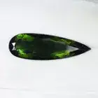 Best Deep Green 14.19Cts Nice Natural Green Tourmaline - Long Pear Cut...!!!!!!