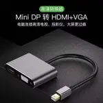 【優選百貨】MINIDP轉HDMI轉換器VGA接頭筆記本迷你雷電口投影儀4K高清顯示器HDMI 轉接線 分配器 高清