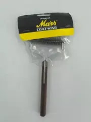 Mars Coat King Dematting Undercoat Grooming Rake Stripper Tool Double Wide