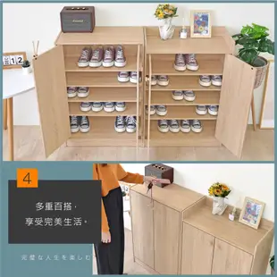 HOPMA日式/設計款二門五層鞋櫃 台灣製造 玄關櫃 收納櫃 置物櫃 鞋架C-2D500&C-2D505