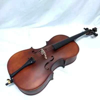 Enrico Student Plus II Cello Outfit 1/2 + Upgraded Strings + Pro Setup
