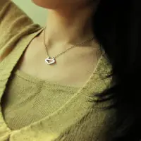 在飛比找momo購物網優惠-【mittag】good lock necklace_如意鎖