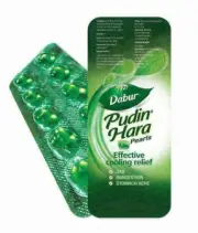 10 PILLS OF NEW DABUR PUDIN HARA ACTIVE PILLS FOR STOMACH WITH FREE SHIPPING