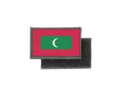Flag patch printed badge country maldives