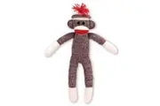 Schylling Brand Classic 20" Retro Sock Monkey Stuffed Animal - Knitted Texture Original Look - Ages 12 Months and Up