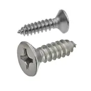 Self Tapping Screws, Countersunk Self Drilling Screw Kit, M5 x12mm,304 Stainless Steel, Wood Flat Head Phillips Assorted Assortment Cross Set