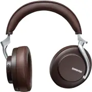 Shure AONIC 50 - Wireless Active Noise Cancelling Over-Ear Headphones - Brown