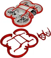 NEO Protection Accessories 3 Pack for DJI NEO Drone Accessories, Propeller Guard+Gimbal Bumper Guard+Body Protection, Quick Release NEO Drone Accessories (Red)