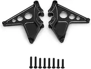 2pcs Metal Rear Shock Mounts Shock Tower 8538 8538X for Unlimited Desert Racer UDR 1/7 RC Car Upgrade Parts Accessories (Color : Black)