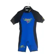 Team Hobie Wetsuit Mens Small Blue Shorty Stearns Neoprene Paddle Board Water
