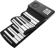 CORHAD Keys Portable Foldable Electronic Keyboard Battery Operated Silicone Hand Roll Piano for Travel Easy Clean for Beginners and Music Lovers