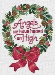 Angels We Have Heard on High Cross Stitch Pattern