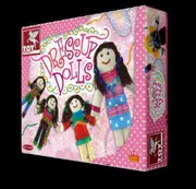 Kaper Kidz Dress Up Dolls Craft Kit - Creative Pretend Play Set for Children