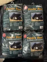 TAYLOR MADE SET OF 4 FLEECE FENDER COVER BOOT 9032 SIZE 10"x26" BLACK