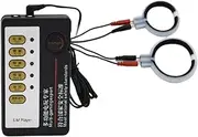 Electric Penis Rings Extender Enlarger Enhancer Electric Shock Cock Penis Rings for Adult Men Sex Toys