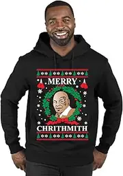 [Wild Bobby] Merry Chrithmith Mike Tyson Ugly Christmas Clothes Sweater Unisex Crewneck Sweatshirt