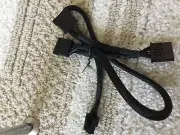 EVGA SuperNOVA 1000 G2 eVGA 6 pin Perif to 3x SATA DRIVER POWER cable BLACK
