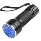 Useful Flashlight Torch 21LED Alloy Blacklight Lamp Light Outdoor Tail UV