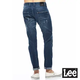 Lee 755 彈性低腰標準牛仔褲 男 藍 3D Urban Riders LL1800687SK