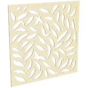 ProtectorAl 300-1200w x 300-1200h Primrose Large Leaf Unframed Solid Aluminium Decorative Panel