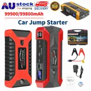 600A/1000A Portable Car Jump Starter Power Bank Pack Battery Charger Booster 12V