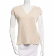$405 NEW MCQ ALEXANDER McQUEEN 100% WOOL SLEEVELESS Top Sweater Pullover XL