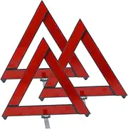 Gatuida Car Emergency Triangle Sign 3pcs Reflective Road Safety Triangles Warning Signs Roadside Safety Design