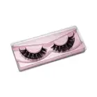 Wispy Fluffy False Eyelashes Faux Mink Lashes D Curl Russian Strip Lashes