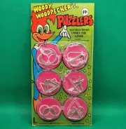 Vintage 1970s Larami Woody The Woodpecker Puzzlers Toy Puzzles Deadstock (S2)
