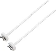 uxcell 2Pcs 12" K Type Ceramic Kiln Furnace Probe Thermocouple Sensor for Muffle Furnace Oven, High Temperature 0 to 1100°C 1.5x300mm