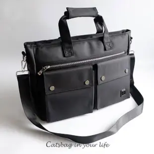 【Catsbag】防潑水防刮耐磨電腦包YT0561(#斜背包 #公事包 #托特包)