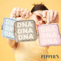 在飛比找蝦皮商城優惠-PEPPER'S｜DNA 超纖素皮革方形零錢包 - 玫瑰粉/