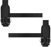 Gym Wrist Straps | Lifting Wrist Straps - Rubber Heavy Duty Wrap Support Hand Grip Comfortable Fitness Accessories for Workout & Gym
